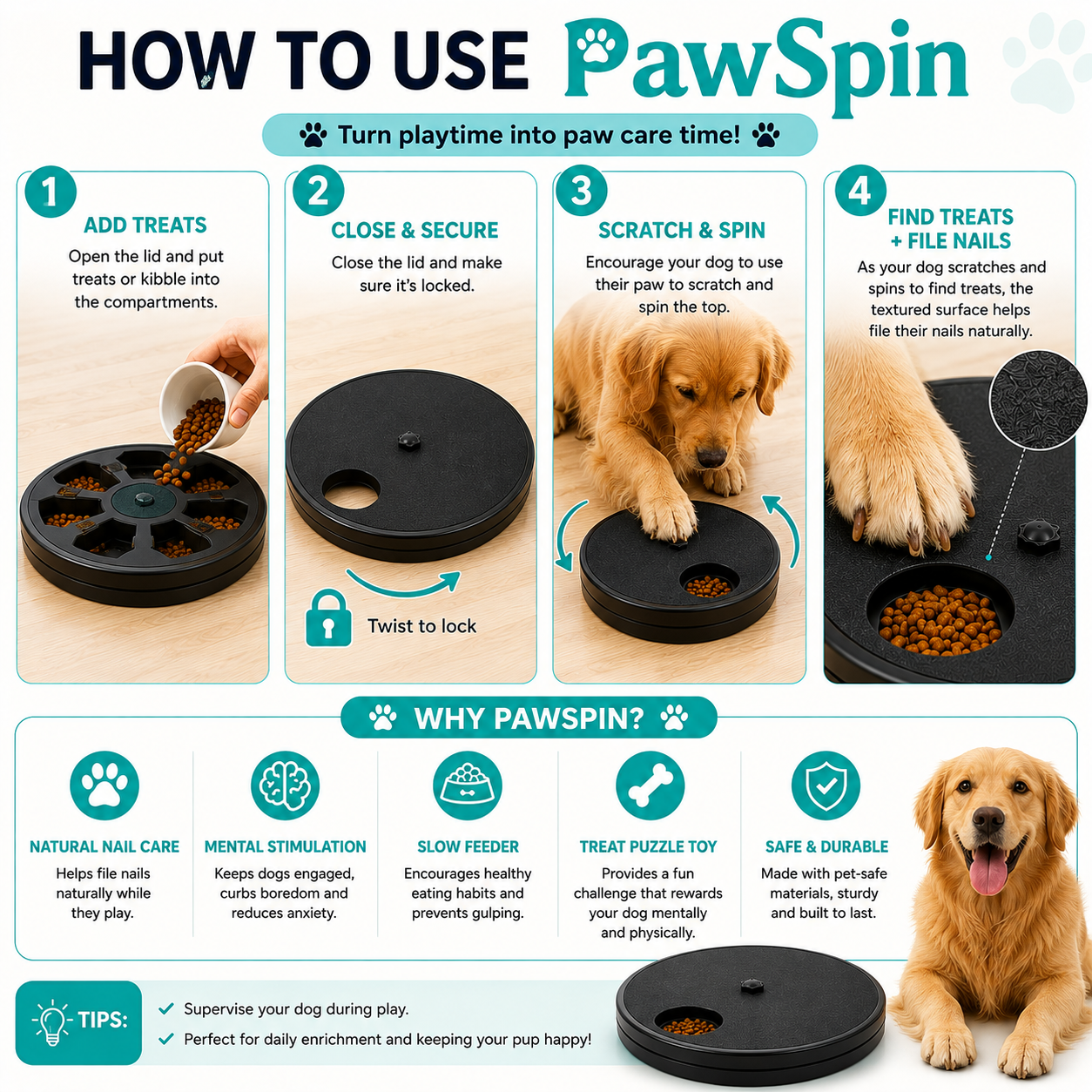 PawSpin™ SpinTrim